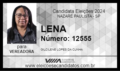 Candidato LENA 2024 - NAZARÉ PAULISTA - Eleições