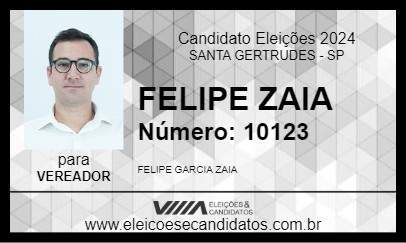 Candidato FELIPE ZAIA 2024 - SANTA GERTRUDES - Eleições