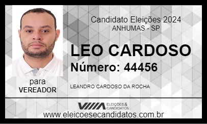 Candidato LEO CARDOSO 2024 - ANHUMAS - Eleições