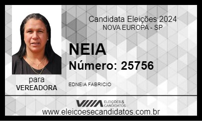 Candidato NEIA 2024 - NOVA EUROPA - Eleições