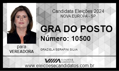 Candidato GRA DO POSTO 2024 - NOVA EUROPA - Eleições