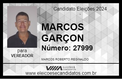 Candidato MARCOS GARÇON 2024 - VOTUPORANGA - Eleições