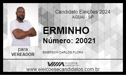 Candidato ERMINHO 2024 - AGUAÍ - Eleições