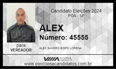 Candidato ALEX 2024 - POÁ - Eleições