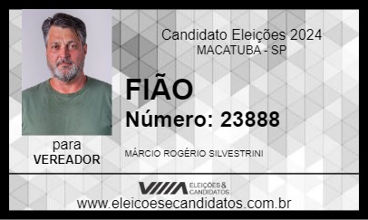 Candidato FIÃO 2024 - MACATUBA - Eleições