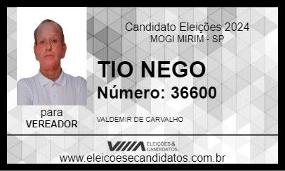 Candidato TIO NEGO 2024 - MOGI MIRIM - Eleições