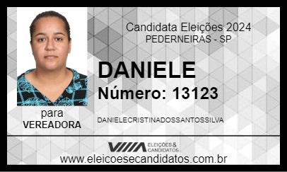 Candidato DANIELE 2024 - PEDERNEIRAS - Eleições