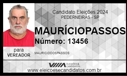 Candidato MAURÍCIOPASSOS 2024 - PEDERNEIRAS - Eleições