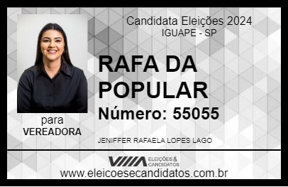 Candidato RAFA DA POPULAR 2024 - IGUAPE - Eleições