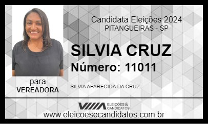 Candidato SILVIA CRUZ 2024 - PITANGUEIRAS - Eleições