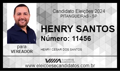 Candidato HENRY SANTOS 2024 - PITANGUEIRAS - Eleições