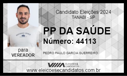 Candidato PP DA SAÚDE 2024 - TANABI - Eleições