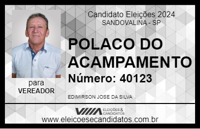 Candidato POLACO DO ACAMPAMENTO 2024 - SANDOVALINA - Eleições