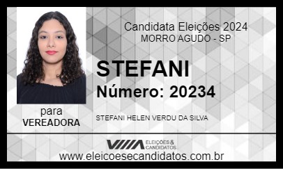 Candidato STEFANI 2024 - MORRO AGUDO - Eleições