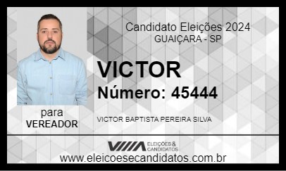 Candidato VICTOR 2024 - GUAIÇARA - Eleições