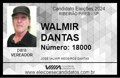 Candidato WALMIR DANTAS 2024 - RIBEIRÃO PIRES - Eleições