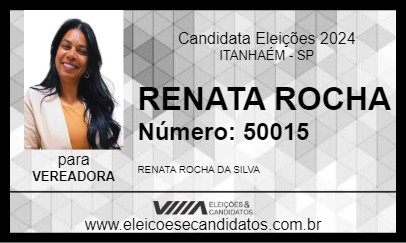 Candidato RENATA ROCHA 2024 - ITANHAÉM - Eleições