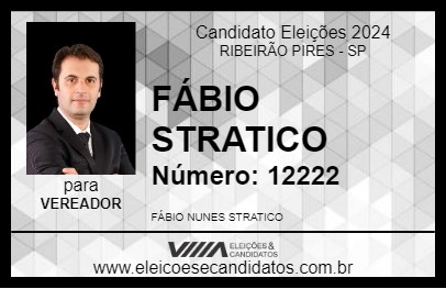 Candidato FÁBIO STRATICO 2024 - RIBEIRÃO PIRES - Eleições