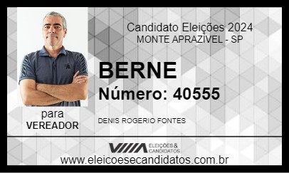 Candidato DENIS DA EDUCAÇÃO 2024 - MONTE APRAZÍVEL - Eleições