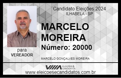 Candidato MARCELO MOREIRA 2024 - ILHABELA - Eleições