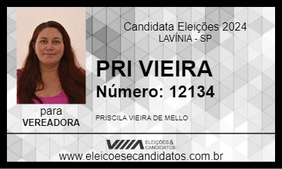 Candidato PRI VIEIRA 2024 - LAVÍNIA - Eleições