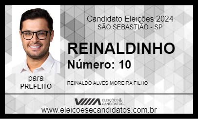 Candidato REINALDINHO 2024 - SÃO SEBASTIÃO - Eleições