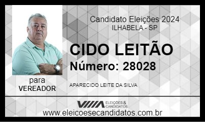 Candidato CIDO LEITÃO 2024 - ILHABELA - Eleições