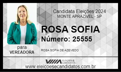 Candidato ROSA SOFIA 2024 - MONTE APRAZÍVEL - Eleições