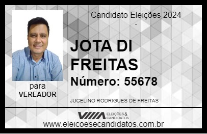 Candidato JOTA DI FREITAS 2024 - JACUPIRANGA - Eleições