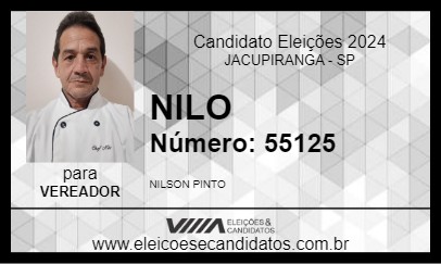 Candidato NILO 2024 - JACUPIRANGA - Eleições