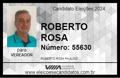 Candidato ROBERTO ROSA 2024 - BOM JESUS DOS PERDÕES - Eleições