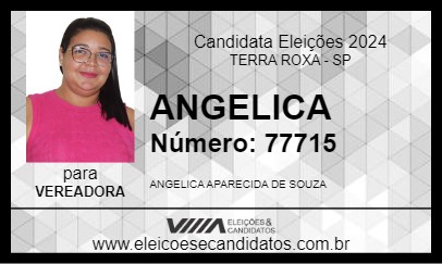 Candidato ANGELICA 2024 - TERRA ROXA - Eleições