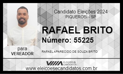 Candidato RAFAEL BRITO 2024 - PIQUEROBI - Eleições