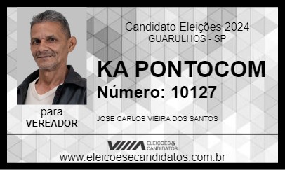 Candidato KA PONTOCOM 2024 - GUARULHOS - Eleições