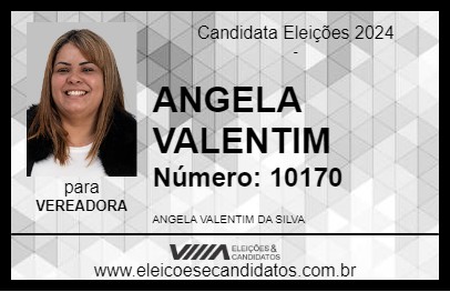 Candidato ANGELA VALENTIM 2024 - GUARULHOS - Eleições