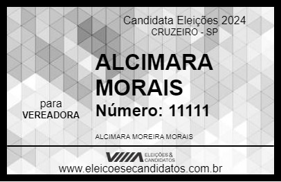 Candidato ALCIMARA MORAIS 2024 - CRUZEIRO - Eleições