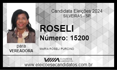 Candidato ROSELI 2024 - SILVEIRAS - Eleições