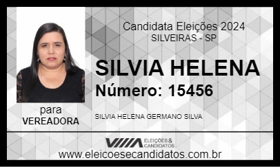 Candidato SILVIA GERMANO 2024 - SILVEIRAS - Eleições