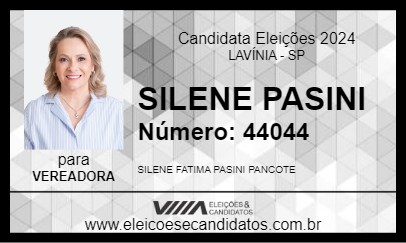 Candidato SILENE PASINI 2024 - LAVÍNIA - Eleições