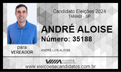 Candidato ANDRÉ DA LOTÉRICA 2024 - TANABI - Eleições