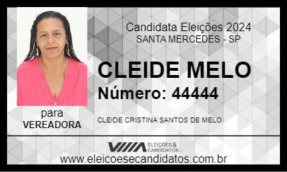 Candidato CLEIDE MELO 2024 - SANTA MERCEDES - Eleições