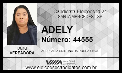 Candidato ADELY 2024 - SANTA MERCEDES - Eleições