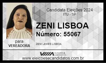 Candidato ZENI LISBOA 2024 - ITU - Eleições