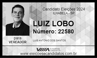 Candidato LUIZ LOBO 2024 - ILHABELA - Eleições