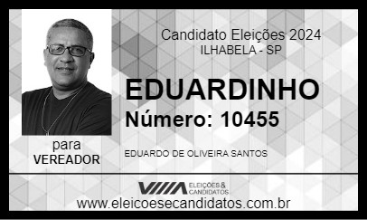 Candidato EDUARDINHO 2024 - ILHABELA - Eleições