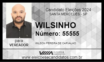 Candidato WILSINHO 2024 - SANTA MERCEDES - Eleições