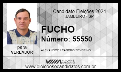 Candidato FUCHO 2024 - JAMBEIRO - Eleições