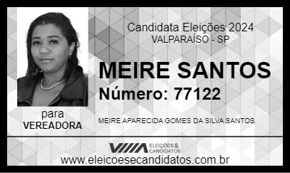 Candidato MEIRE SANTOS 2024 - VALPARAÍSO - Eleições