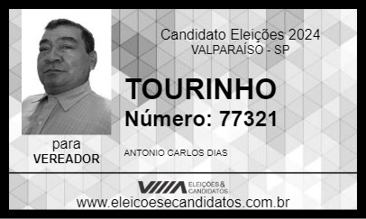 Candidato TOURINHO 2024 - VALPARAÍSO - Eleições