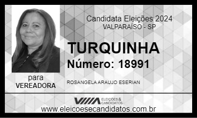 Candidato TURQUINHA 2024 - VALPARAÍSO - Eleições